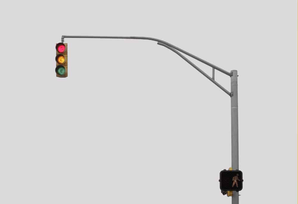 پایه تابلو ترافیکی